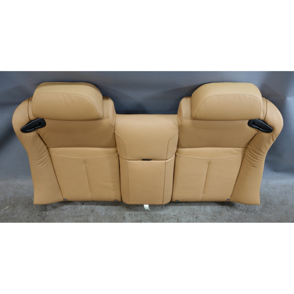 08-10 BMW E63 E64 650i Rear Seat Backrest Cushion Pad Saddle Brown Leather OEM