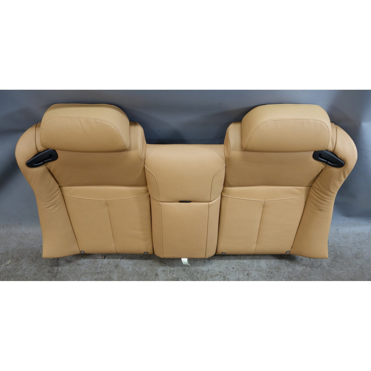 08-10 BMW E63 E64 650i Rear Seat Backrest Cushion Pad Saddle Brown Leather OEM