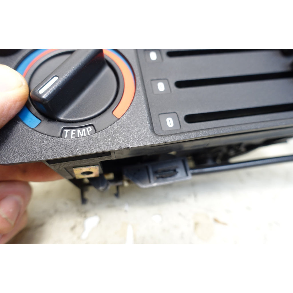Damaged 1984-1991 BMW E30 Radio HVAC Climate Control Surround Trim Face Panel OE