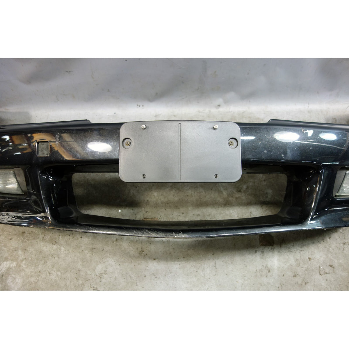 Damaged 97-02 BMW Z3 Roadster Coupe Front Bumper Cover Black Aftermarket