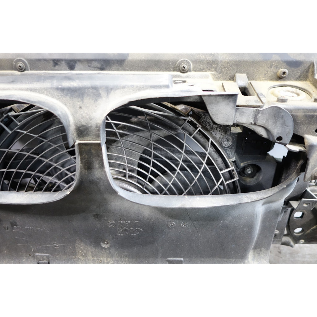00-06 BMW E46 Convertible Front Radiator Support Frame w Aux Fan Air Duct OEM