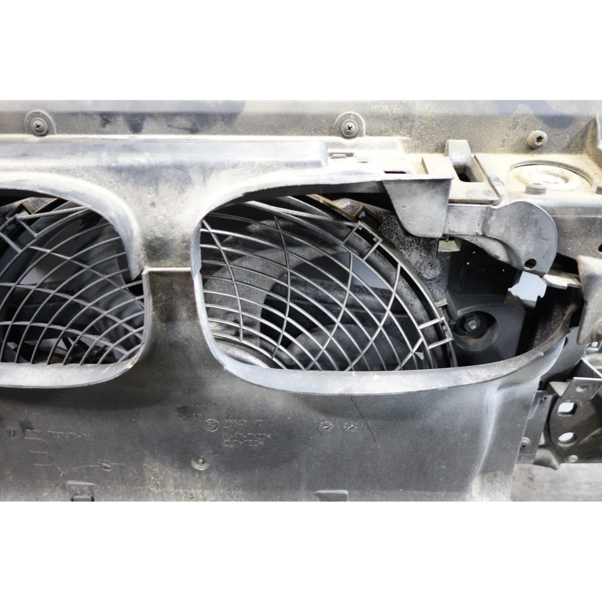 00-06 BMW E46 Convertible Front Radiator Support Frame w Aux Fan Air Duct OEM