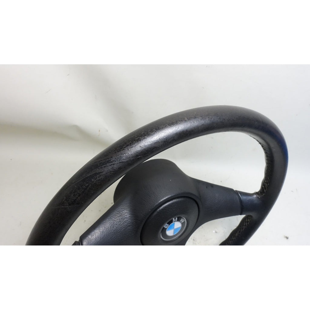 Damaged 84-93 BMW E30 3-Series E28 E24 Sports Leather Steering Wheel 385mm OEM