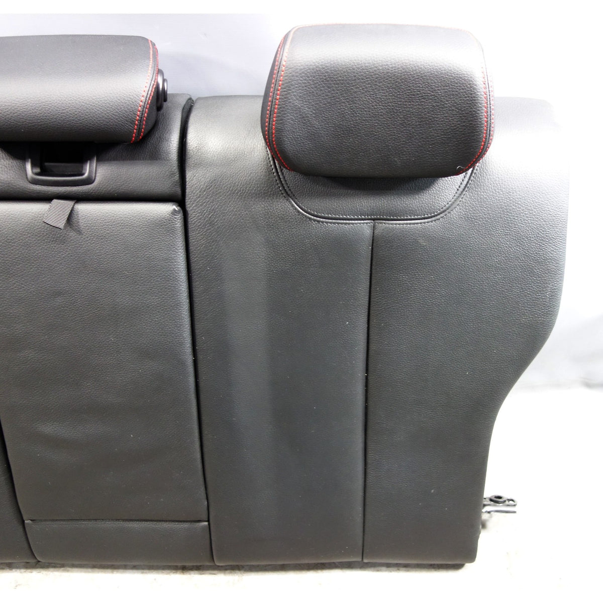 12-19 BMW F30 3-Series Sedan Rear Folding Seat Backrest Black Leather Red Accent