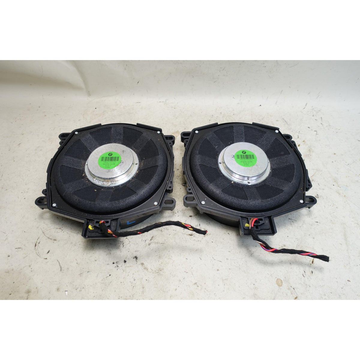 BMW E70 X5 Factory Individual Audio Central Subwoofer Pair 2007-2013 OEM