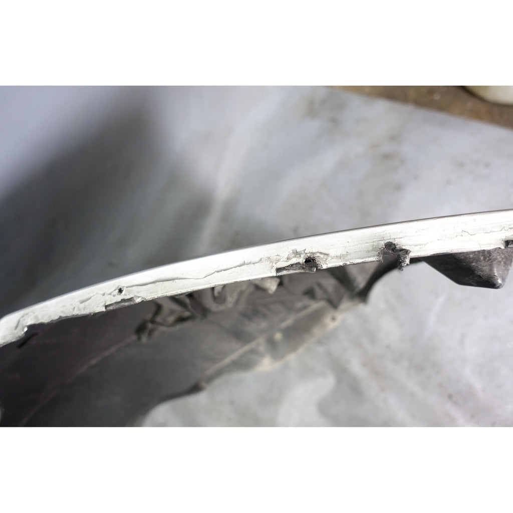 Damaged 03-05 E85 Z4 Factory Early Rear Bumper Cover Trim Titanium Silver OEM