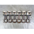 1987-1988 BMW E30 325i M20B25 Early Pistons & Connecting Rods Set of 6 OEM