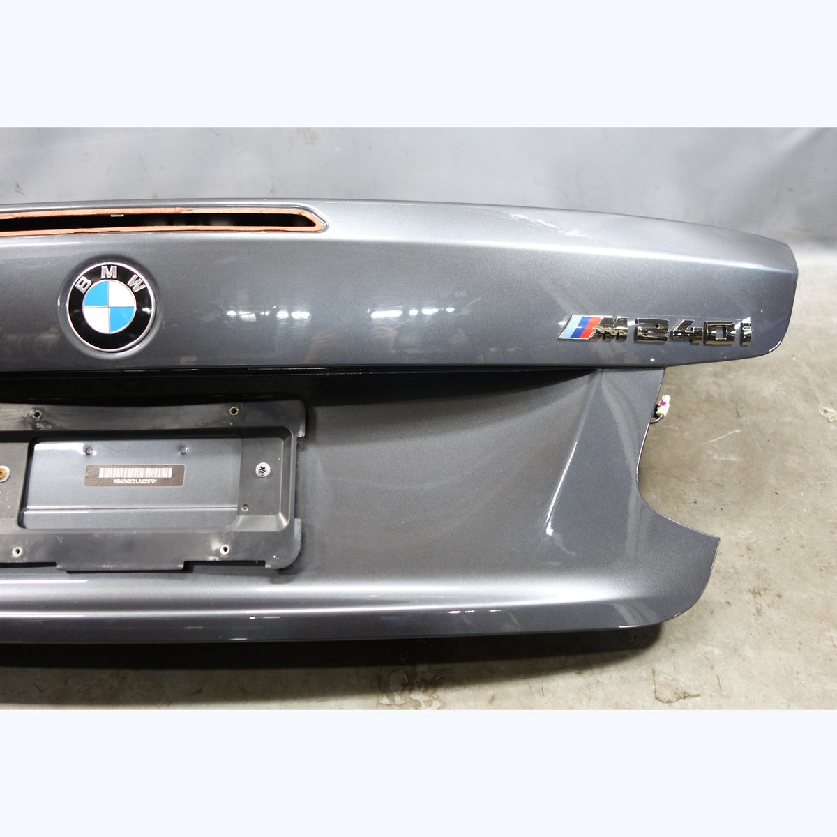 15-21 BMW F23 2-Series Convertible Rear Trunk Boot Lid Panel Mineral Grey OEM