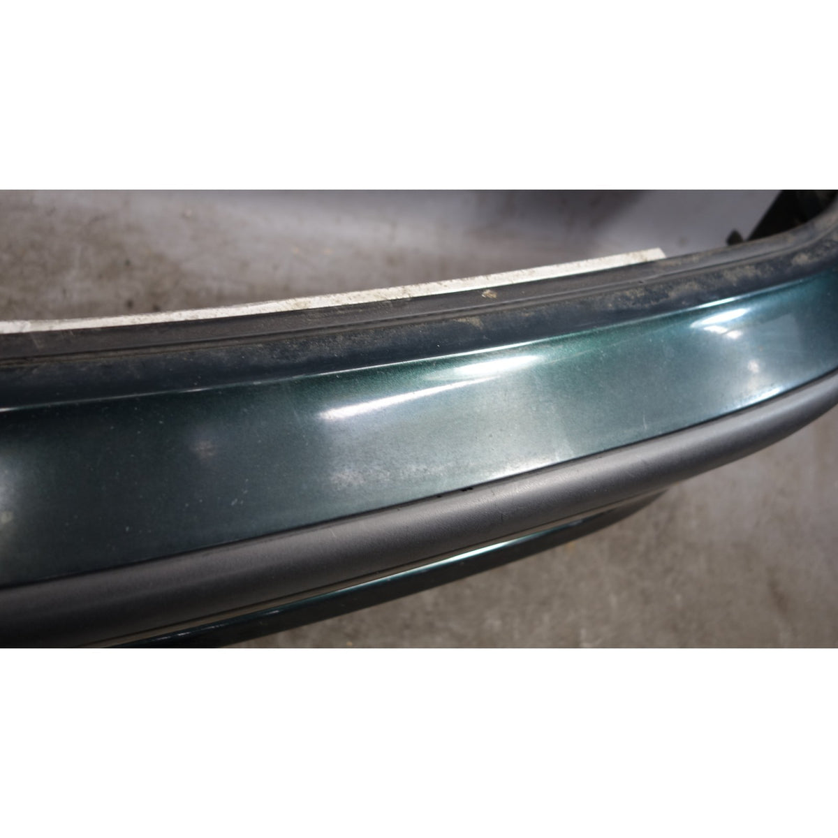 Damaged 99-01 BMW E46 3-Series 4-Door Early Front Bumper Cover Oxford Green OEM