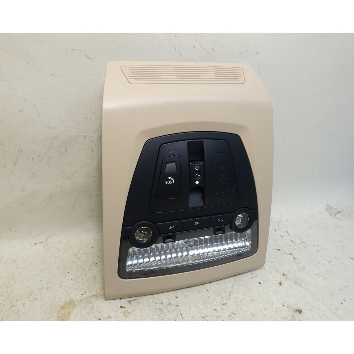 BMW F10 F07 F06 Front Map Light Switch Unit Oyster Beige Sunroof 2014-2018 OEM
