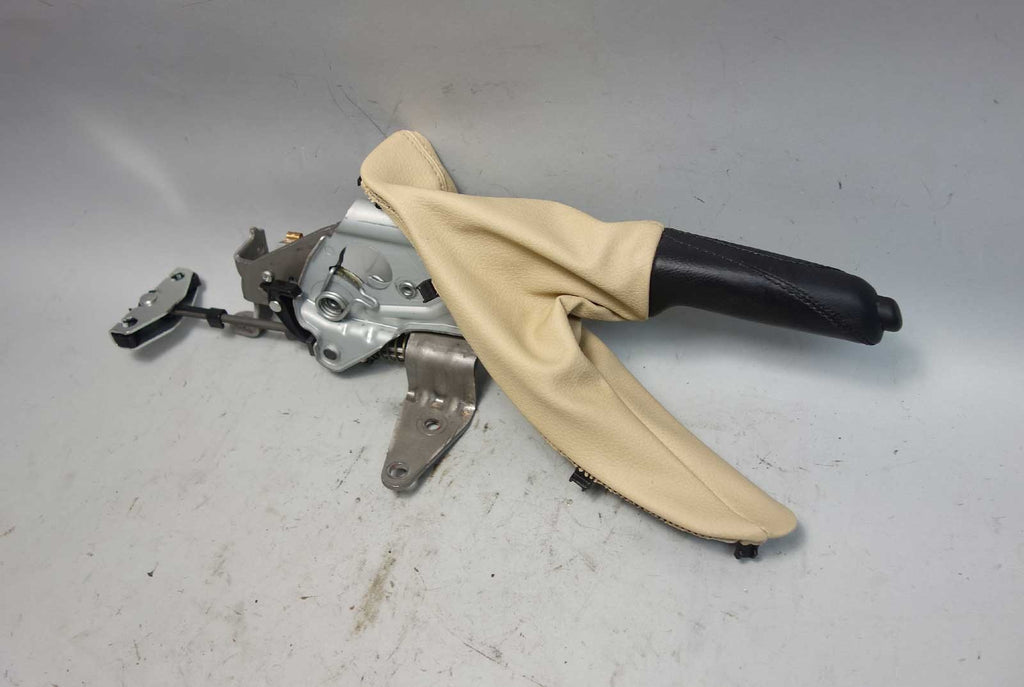 2012-2017 BMW F30 3-Series Emergency Hand Brake Lever w Beige Vinyl Boot OEM