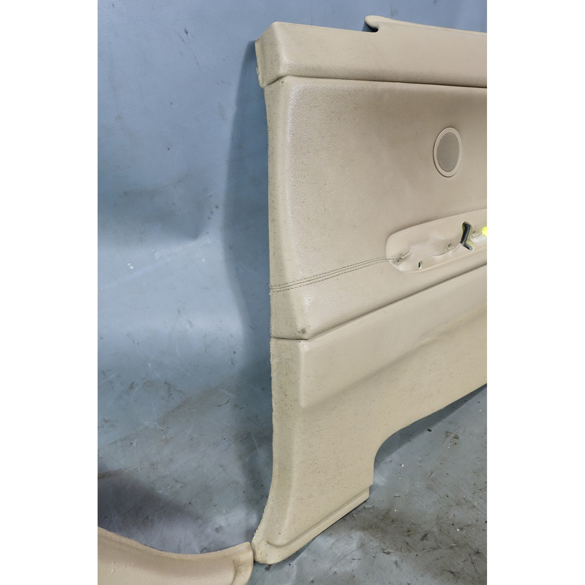 00-06 BMW E46 3-Series Coupe Rear Interior Lateral Trim Panels Beige Leather OEM