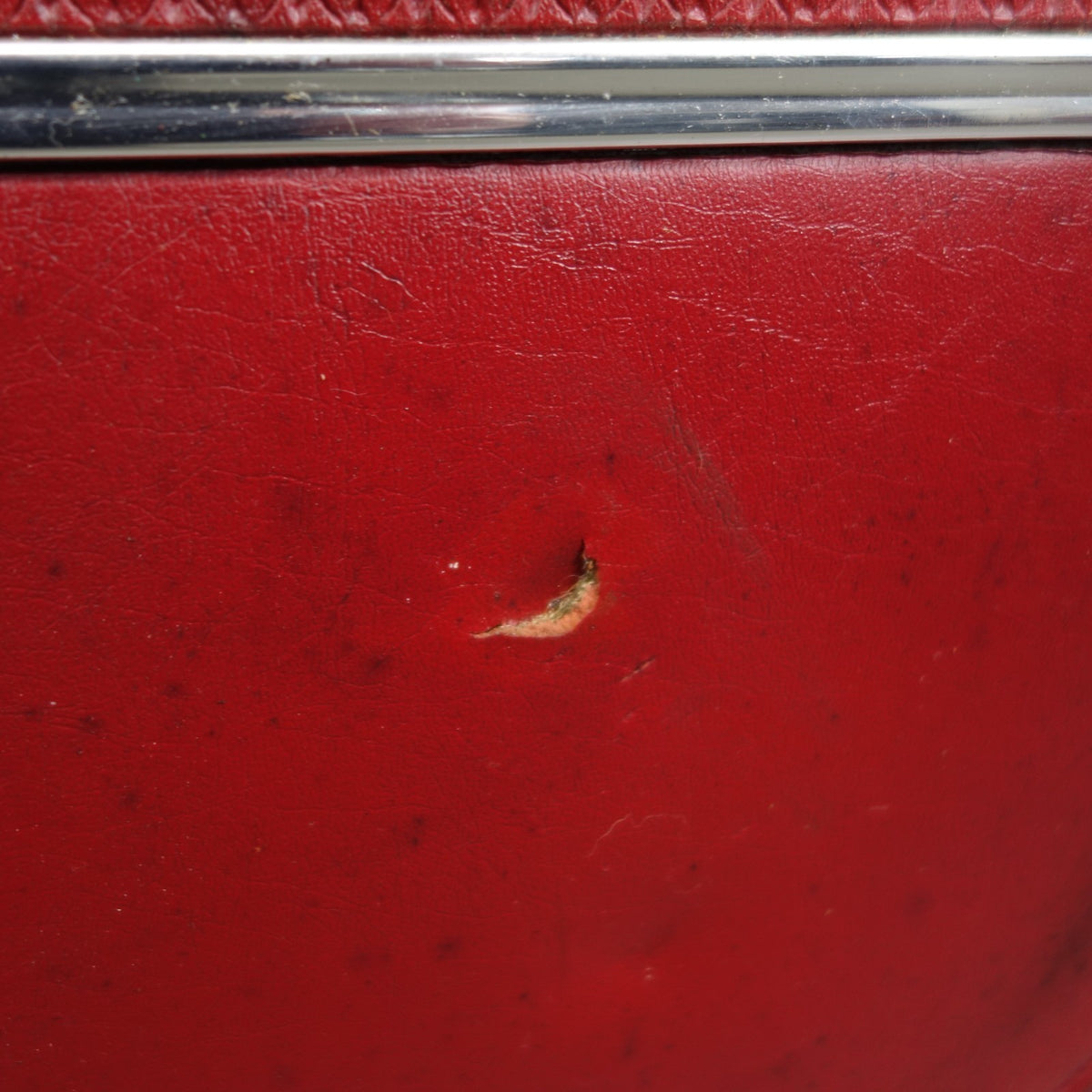 69-74 BMW E3 3.0 Sedan Rear Interior Door Card Trim Panel Pair Red OEM