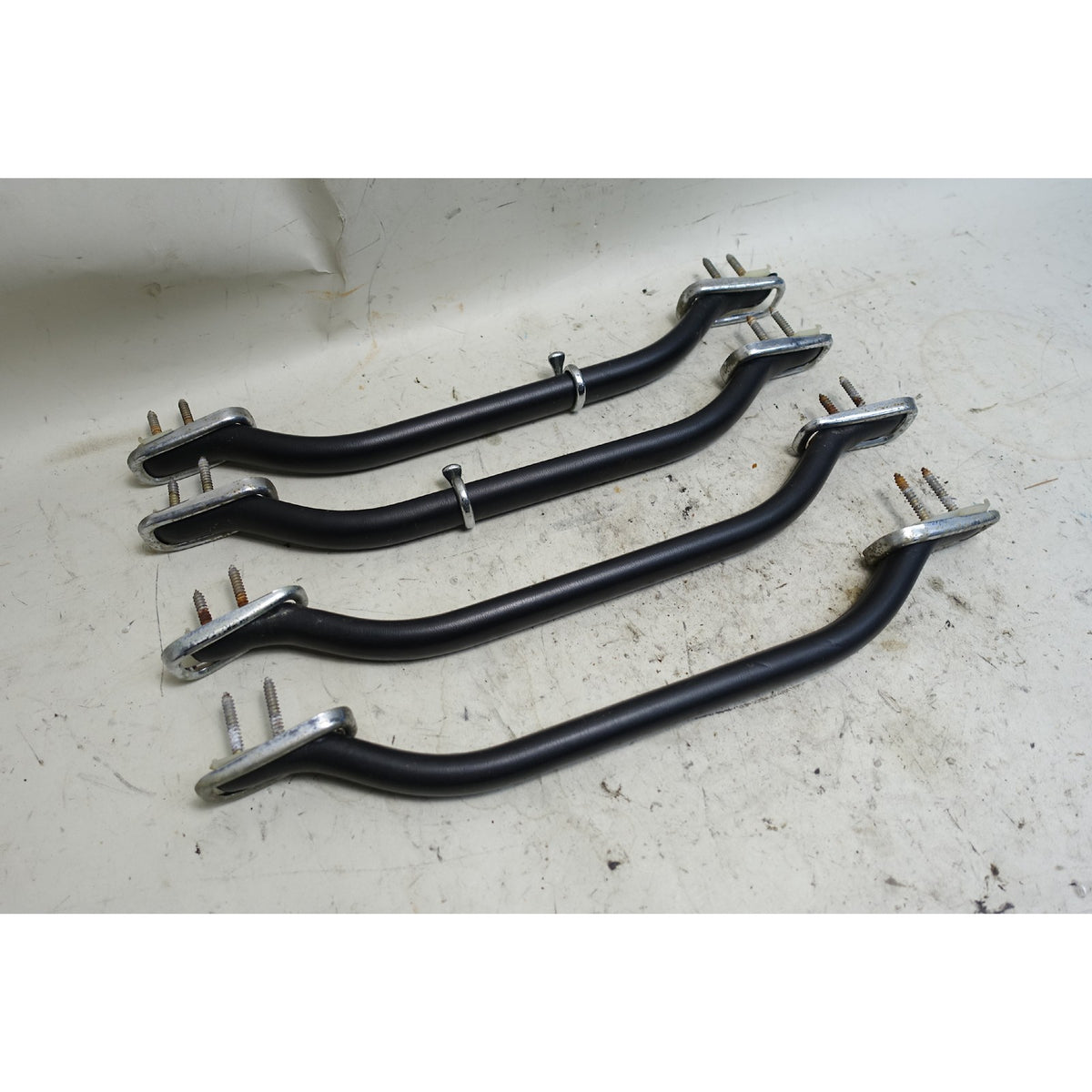 1982-1987 BMW E23 7-Series Factory Interior Roof Grab Handle Set of 4 OEM