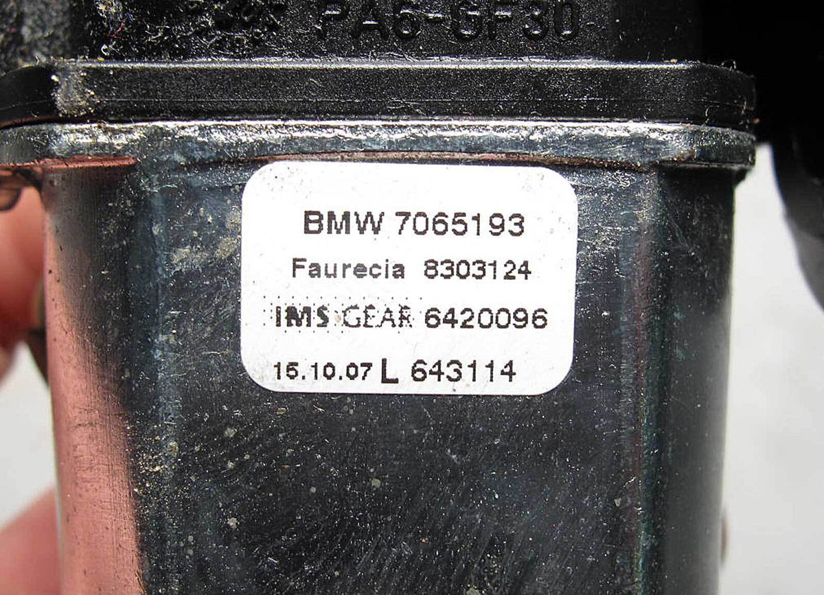 BMW E60 E65 Comfort Front Seat Backrest Top Tilt Adjustment Motor 2004-2012 OEM