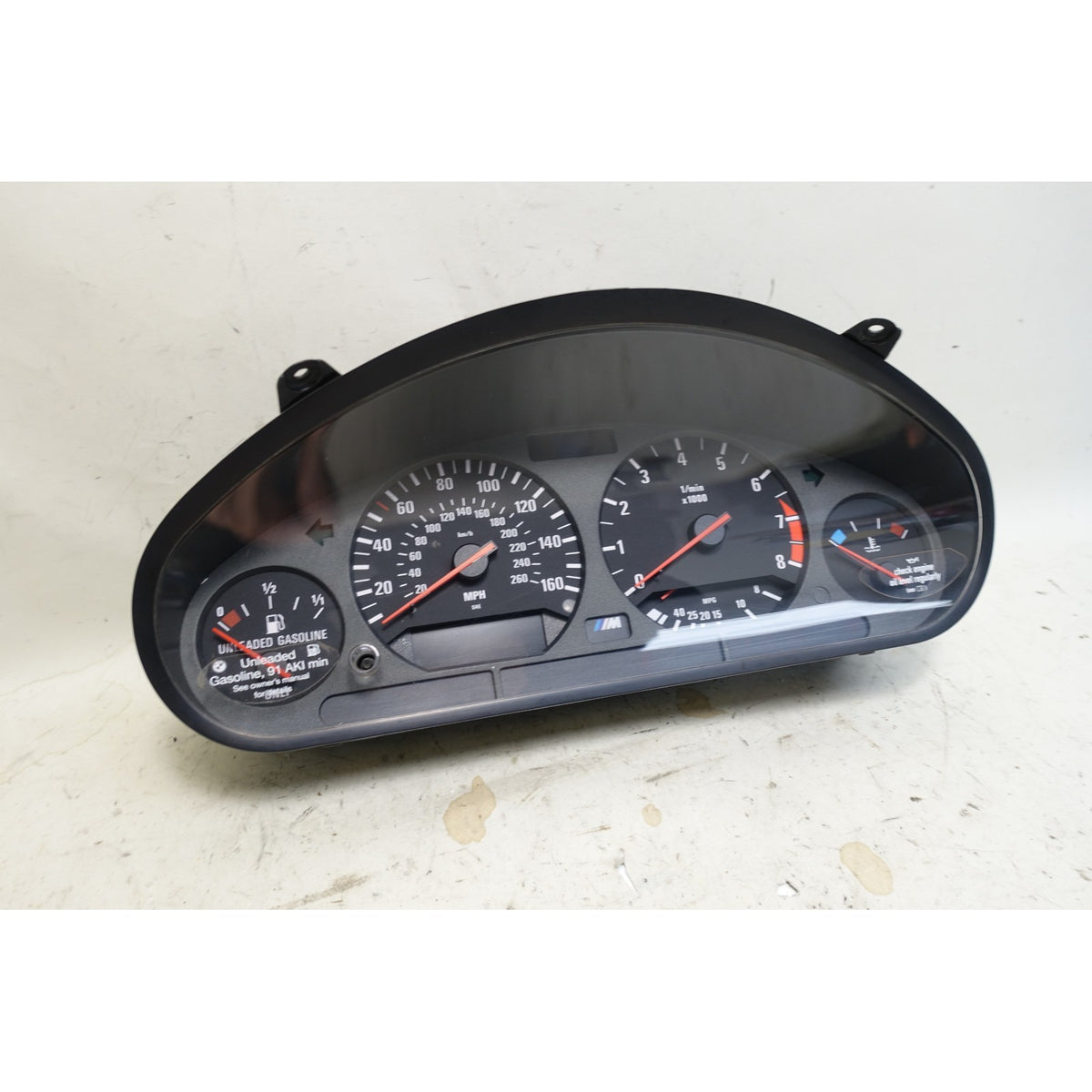 96-99 BMW E36 M3 ///M S52 Factory Instrument Gauge Cluster Speedo MPH 143k OEM