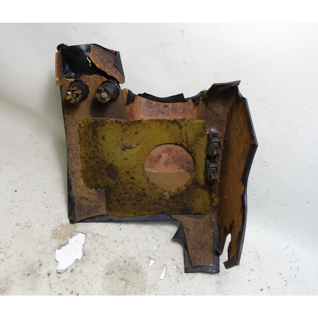 Damaged 71-74 BMW E3 Bavaria Sedan Left Driver Lower Knee Bolster Trim Panel OEM