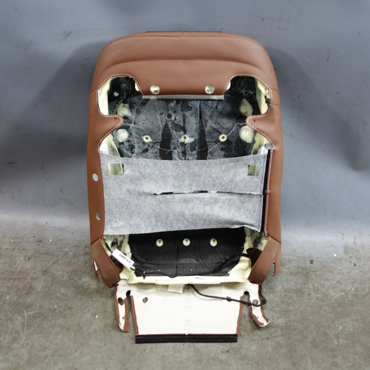 15-19 BMW F15 X5 F16 X6 Front Right Comfort Seat Cushion Terra Brown Leather OEM