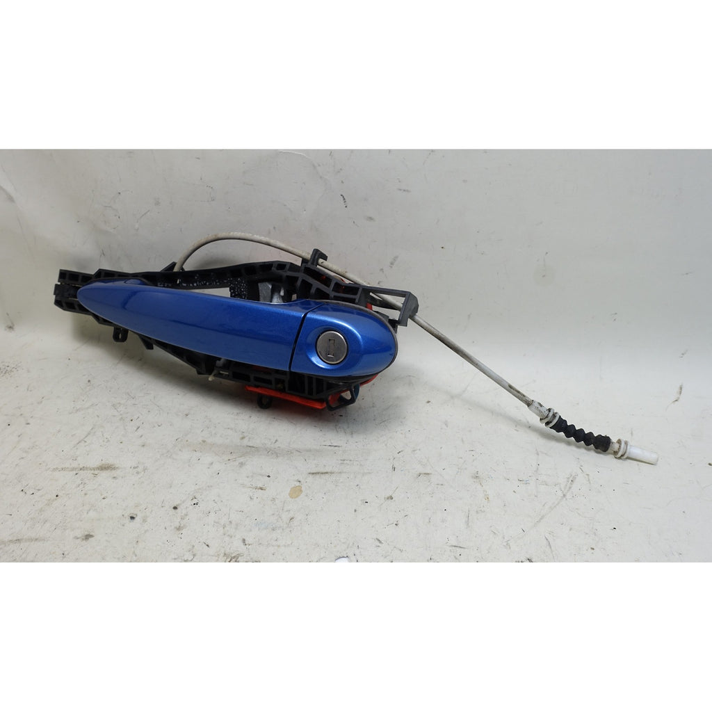 12-18 BMW F30 F31 3-Series Left Front Exterior Door Handle Estoril Blue OEM