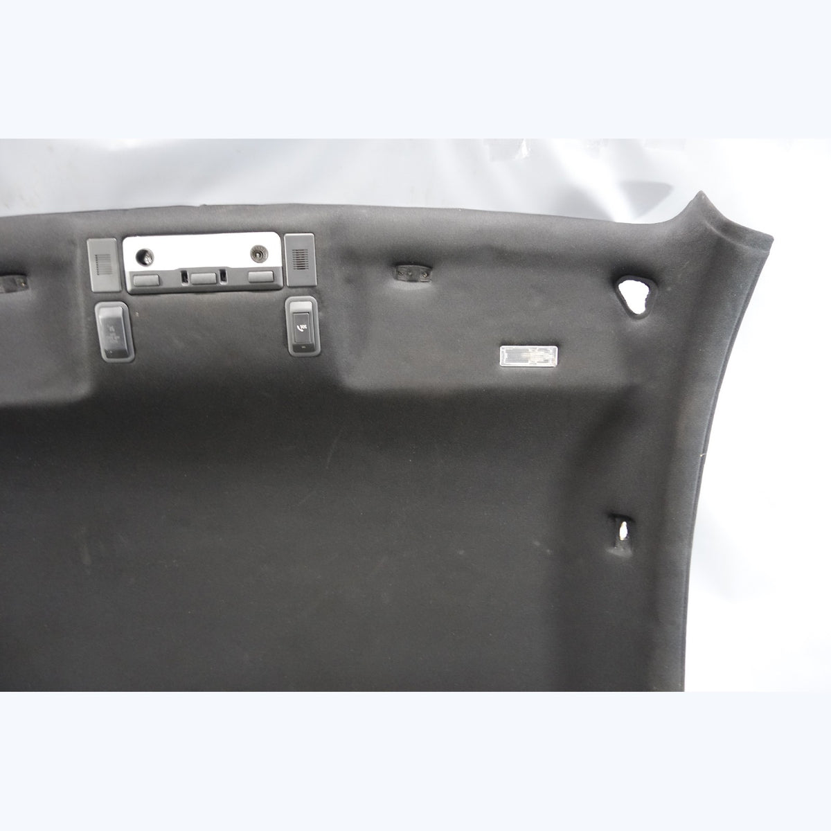 Damaged 06-07 BMW E63 M6 Coupe Interior Headliner Lining Black Anthrazite OEM
