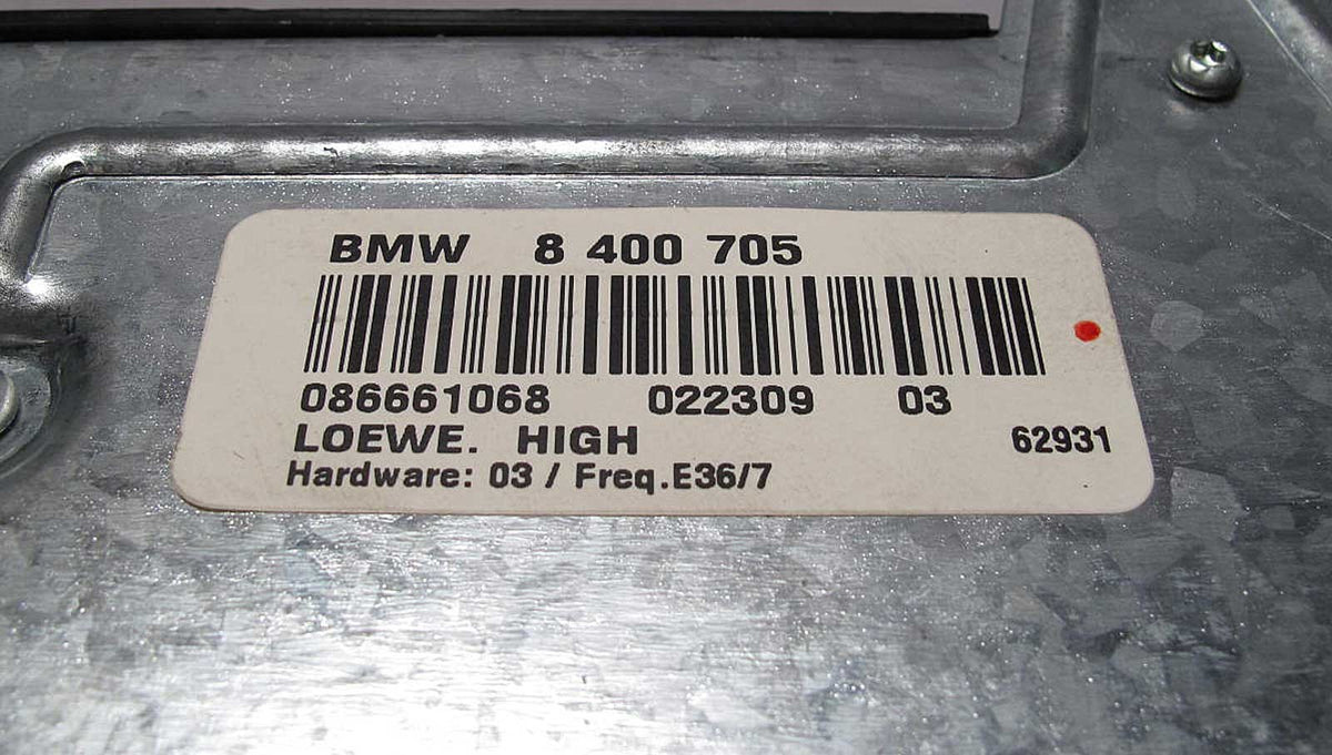 BMW Z3 Roadster Factory Stock Stereo Amplifier Loewe 1996-1999 USED OEM 8400705