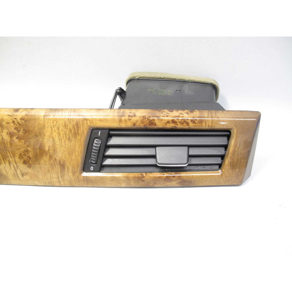 BMW E60 5-Series E61 Front Interior Dash Wood trim Pair Light Poplar w Vents OEM