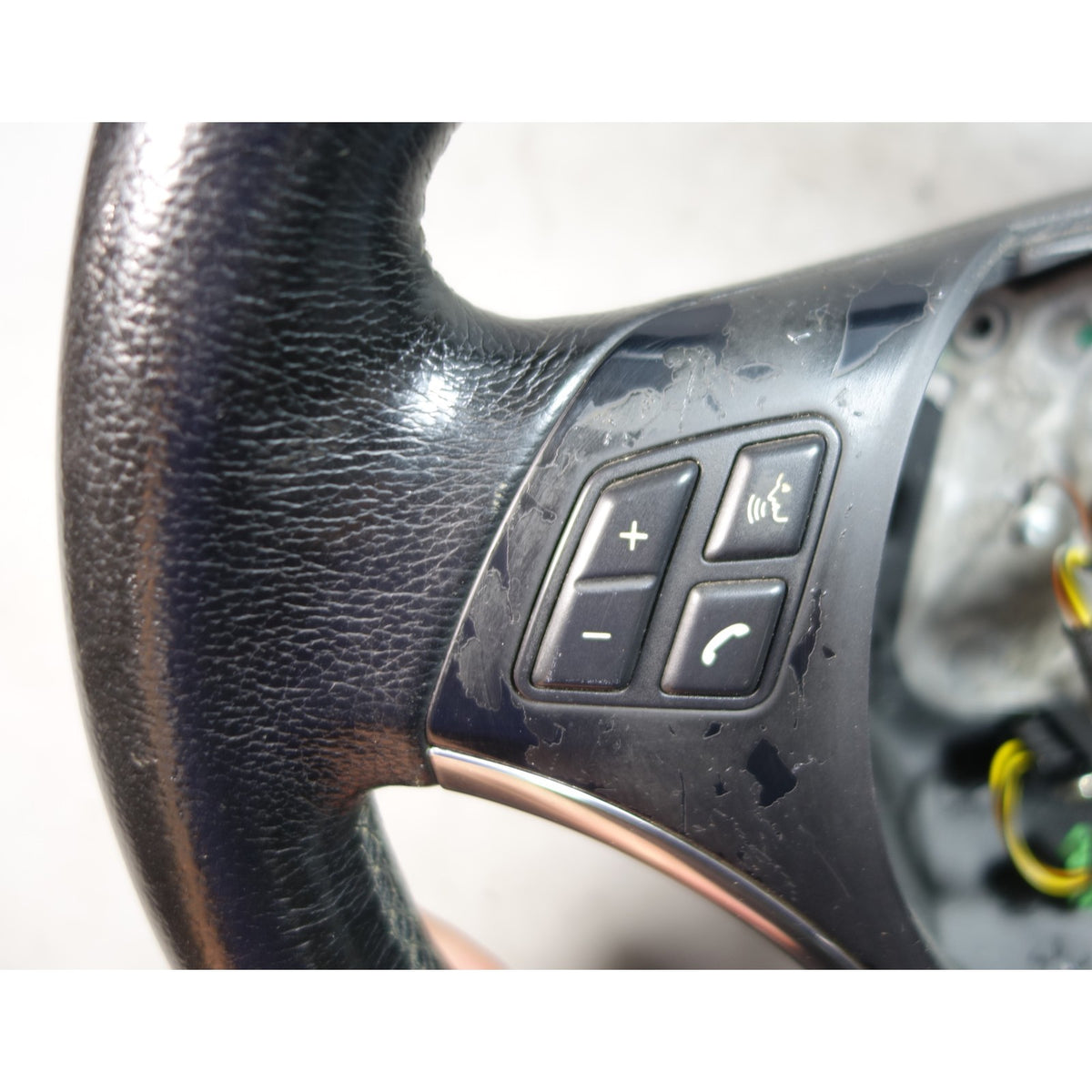 07-09 BMW E90 3-Series Factory Sports Leather Steering Wheel Multifunction OEM
