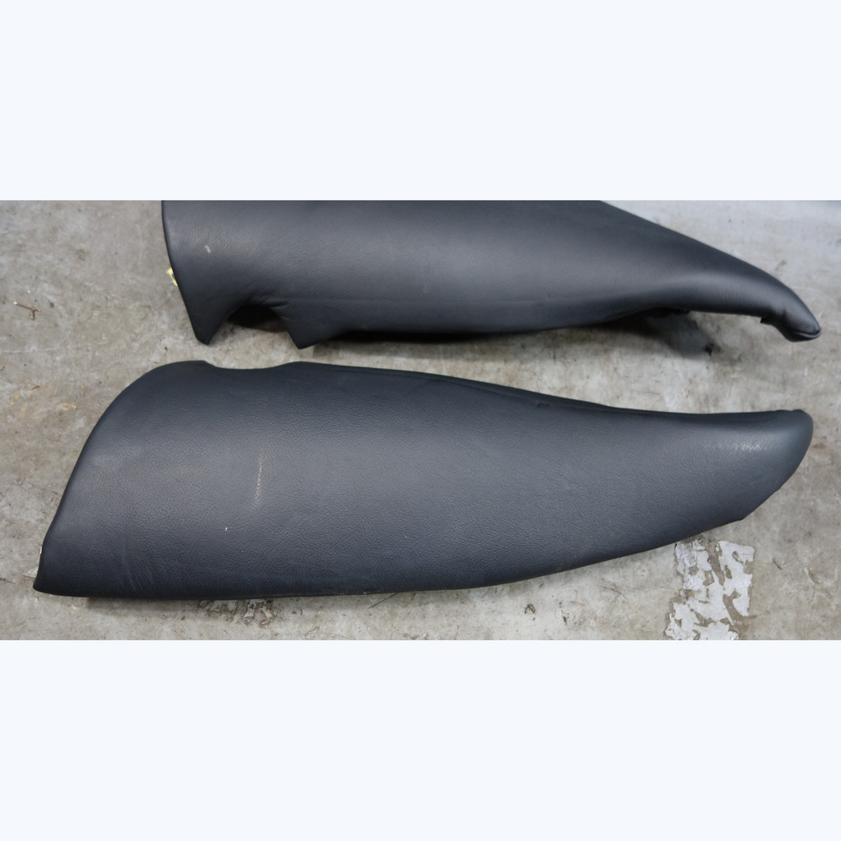 02-03 BMW E39 5-Series Touring Wagon Rear Seat Side Bolster Black Leather OEM