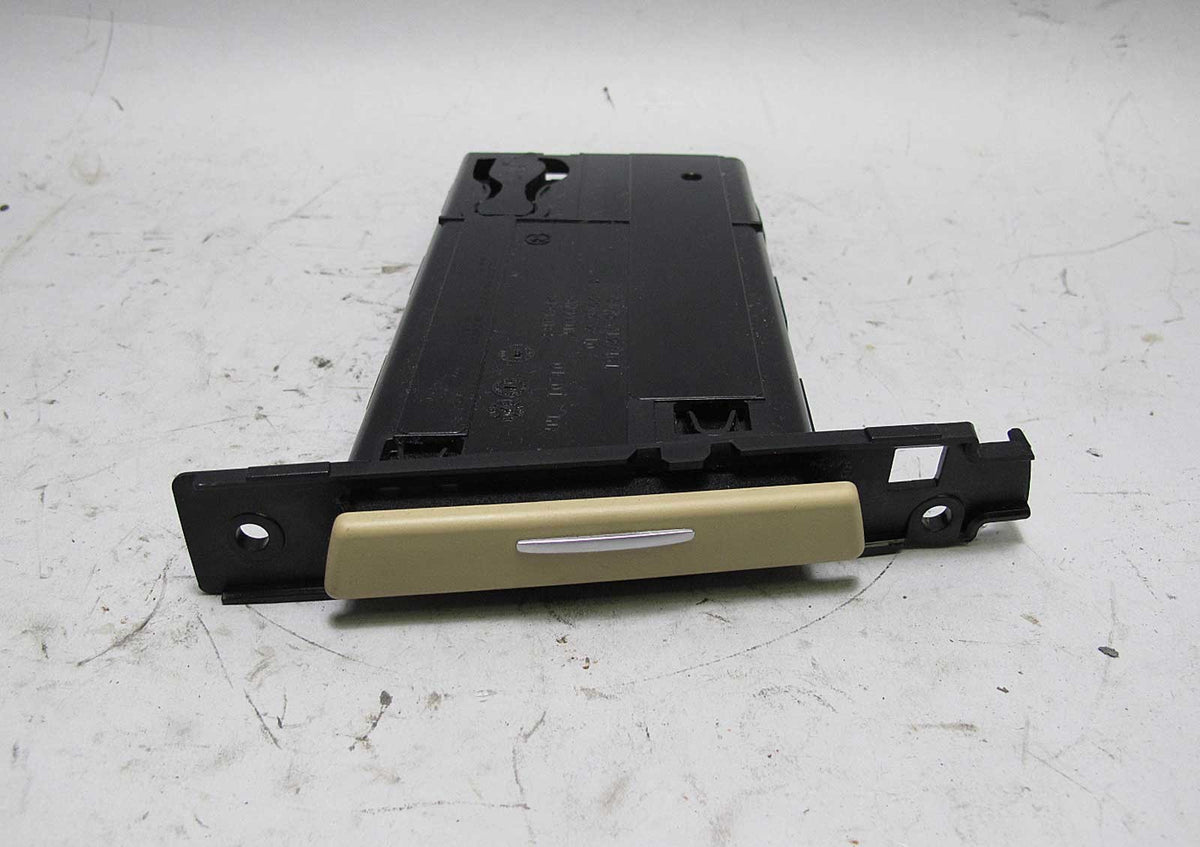 BMW E90 3-Series Factory Right Front Passenger Dash Cup Holder Beige Chrome USED