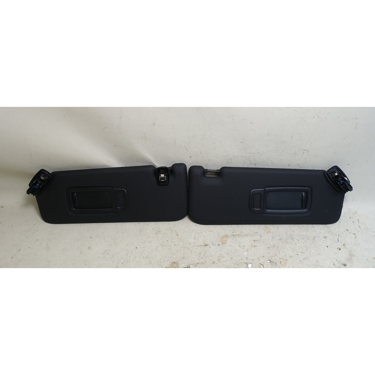 BMW G01 X3 G02 X4 Sun Visor Pair Black Vinyl 2018-2023 OEM