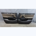 2011-2014 BMW F25 X3 SAV Early Front Interior Door Panels Mocha Brown OEM
