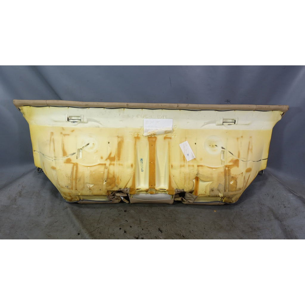 00-06 BMW E46 3-Series Coupe Rear Seat Bottom Bench Folding Beige Leather OEM