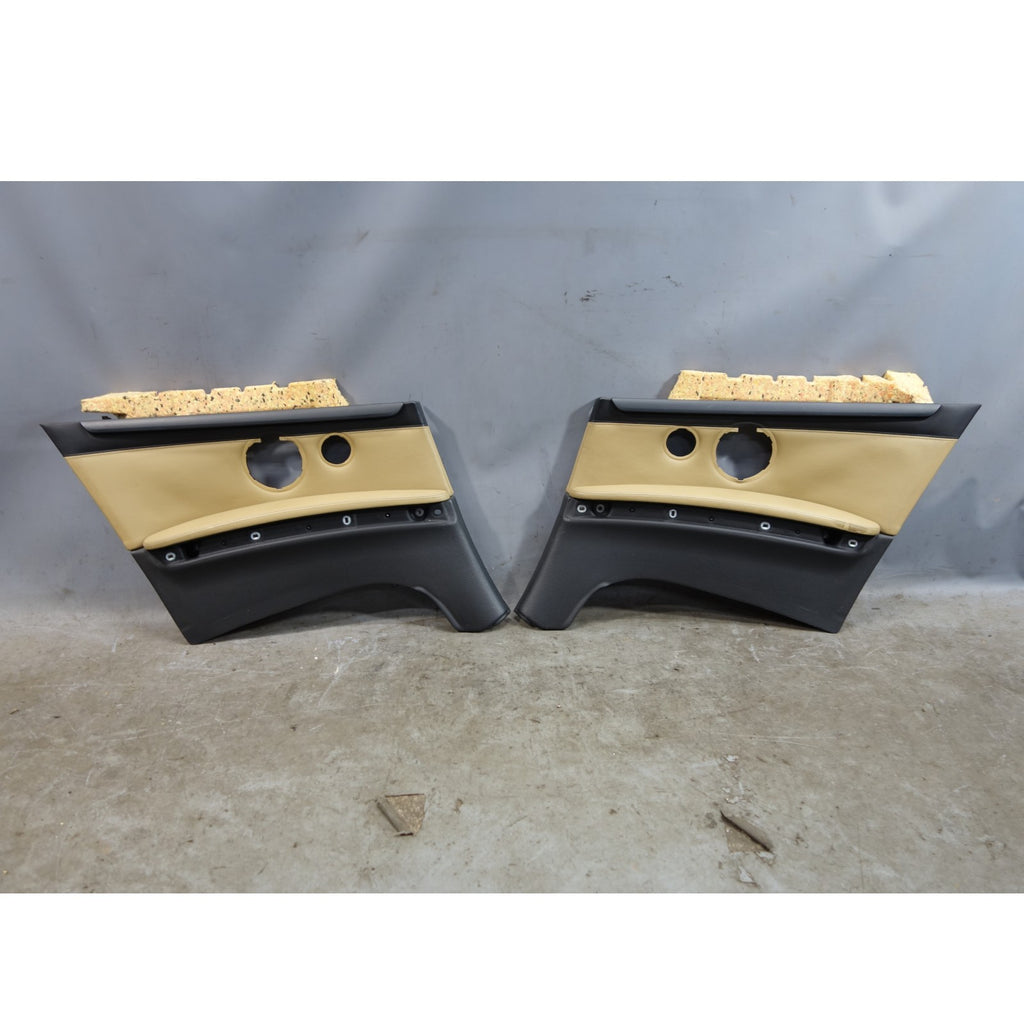 08-13 BMW E93 M3 Convertible Rear Interior Lateral Trim Panel Bamboo Beige OEM