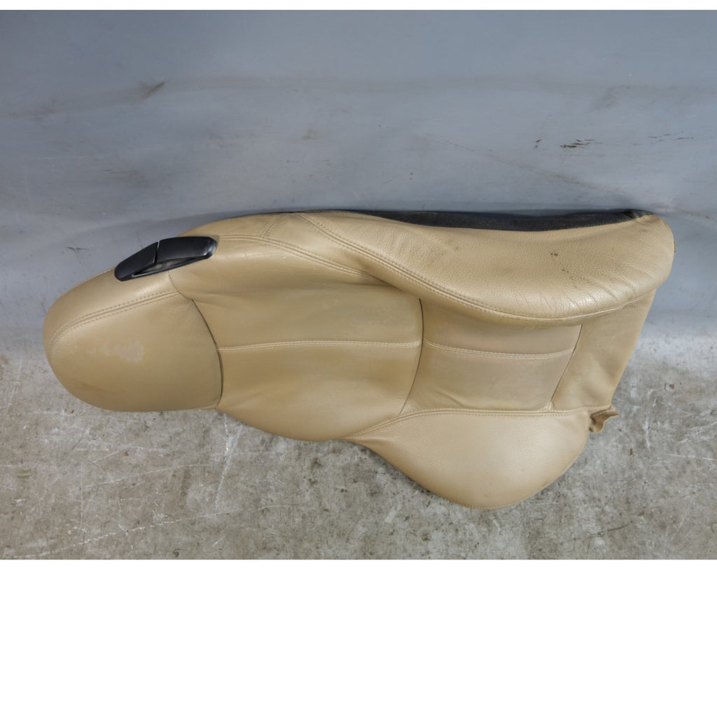 99-02 BMW Z3 Roadster Left Front Drivers Sport Seat Backrest Beige Leather OEM