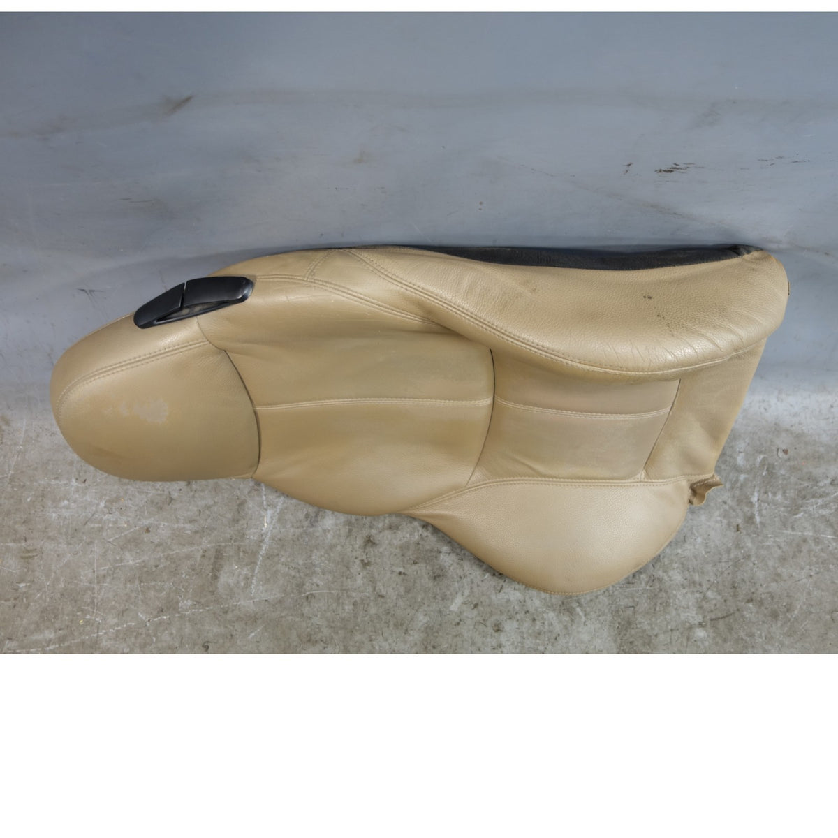 99-02 BMW Z3 Roadster Left Front Drivers Sport Seat Backrest Beige Leather OEM