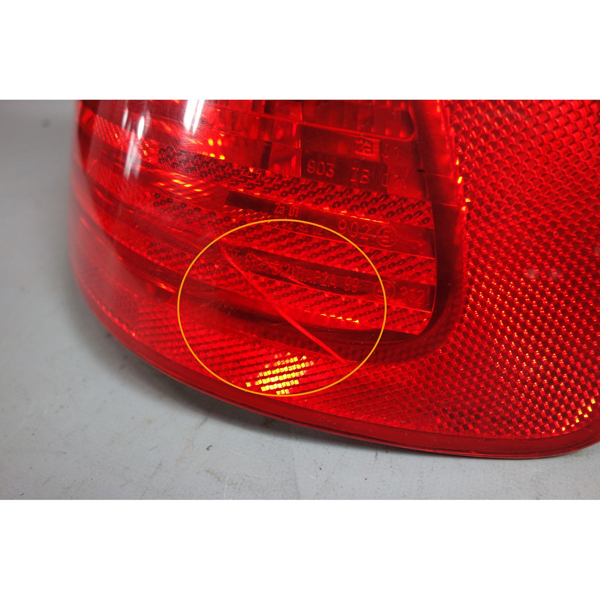 Damaged 2000-2003 BMW E46 3-Series Convertible Right Rear Outer Tail Light OEM