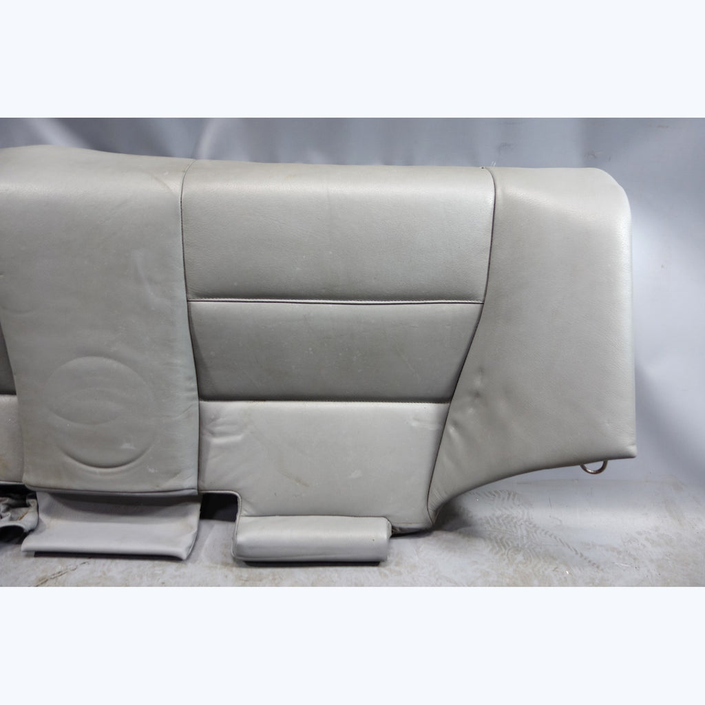 2000-2006 BMW E46 3-Series Coupe Rear Seat Bottom Pad Bench Grey Leather OEM