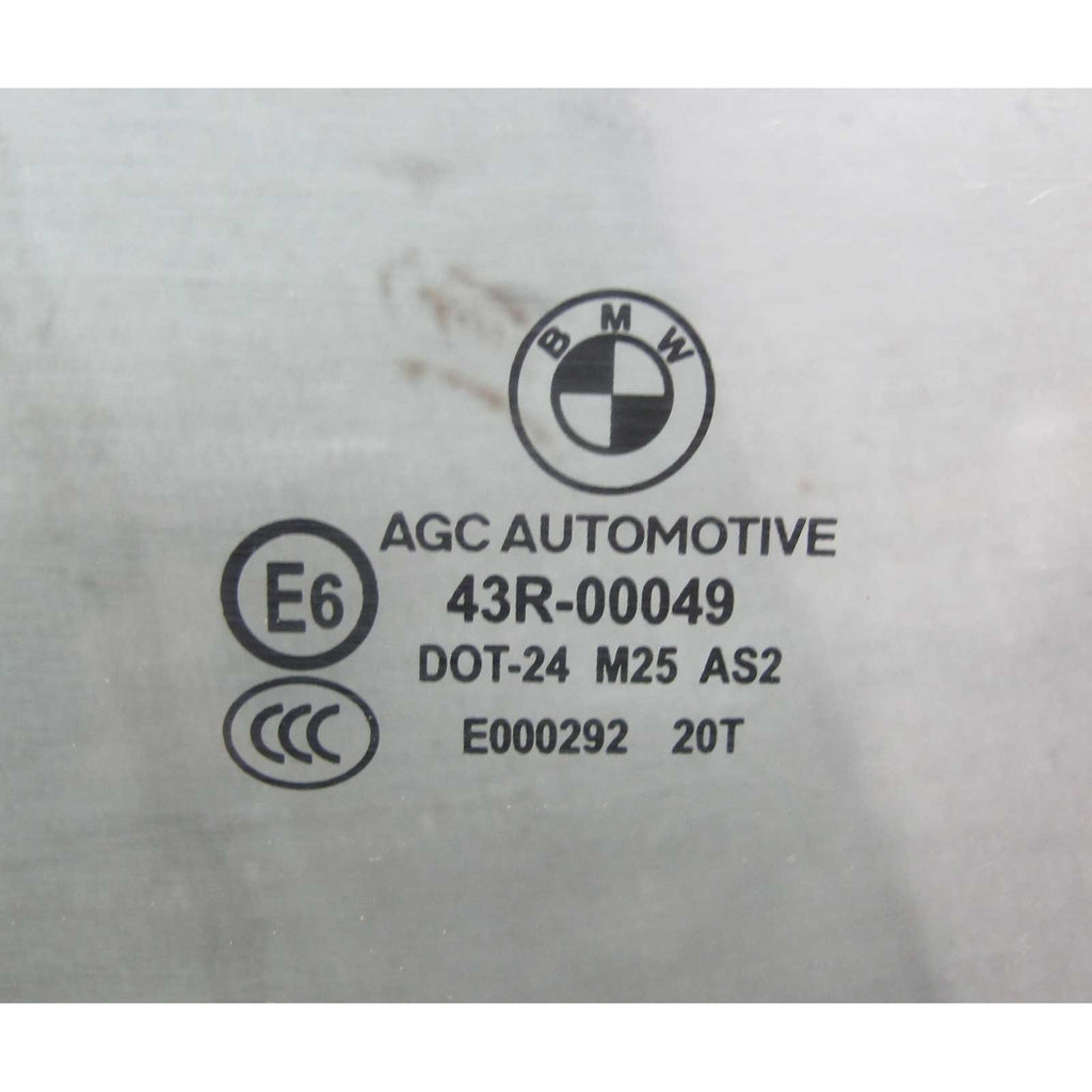 2011-2016 BMW F10 5-Series Sedan Right Rear Drivers Door Window Glass Pane OEM