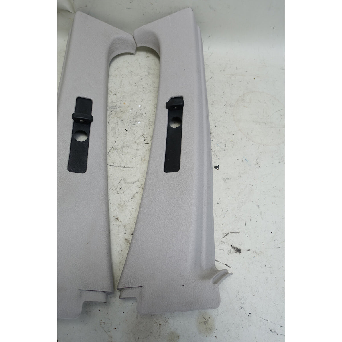 1995-1999 BMW E36 318ti Compact B- Pillar Column Interior Cover Pair Grey OEM
