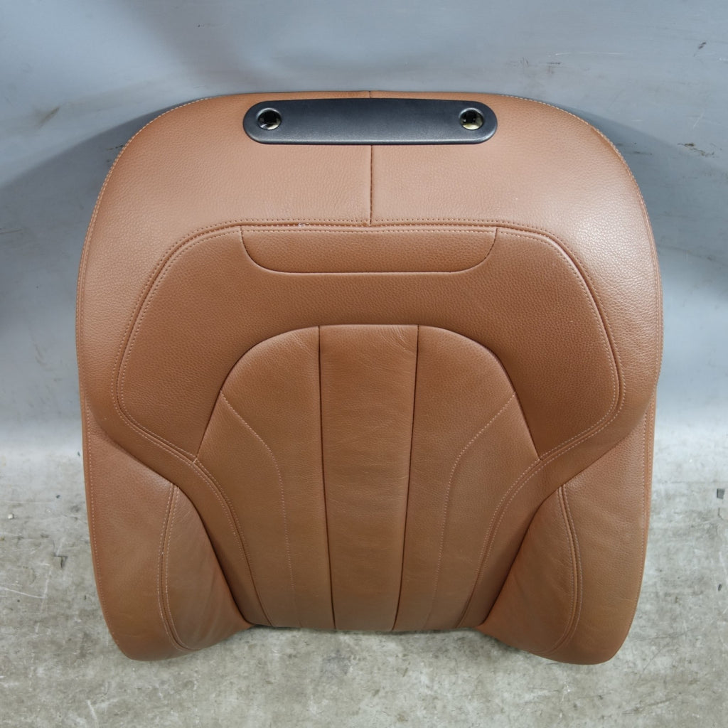 15-19 BMW F15 X5 F16 X6 Front Right Comfort Seat Cushion Terra Brown Leather OEM