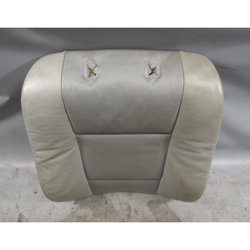 00-02 BMW E53 X5 Right Front Passenger Seat Backrest Cushion Grey Leather OEM