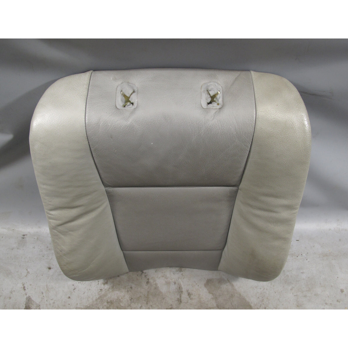 00-02 BMW E53 X5 Right Front Passenger Seat Backrest Cushion Grey Leather OEM