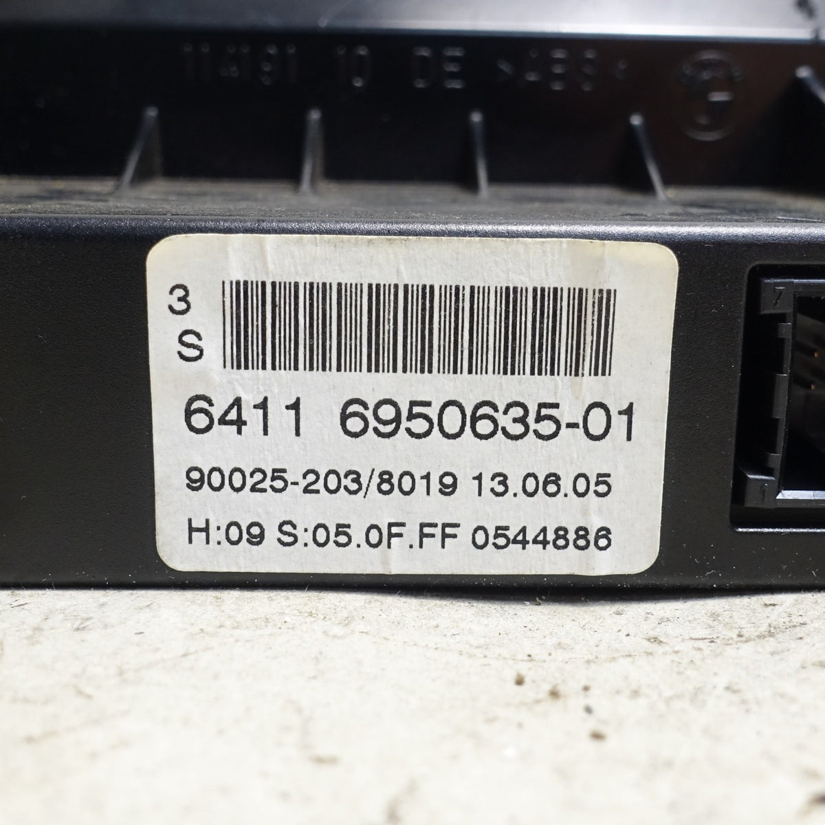 Damaged 2005 BMW E60 5-Series E63 Climate Automatic AC Control Unit OEM