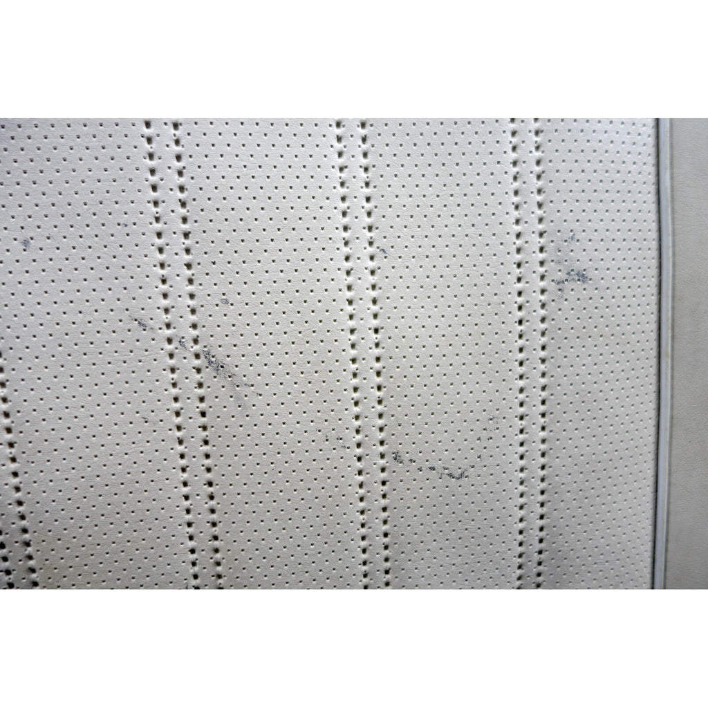 1984-1985 BMW E28 5-Series Rear Seat Bottom Bench Pad Pearl Beige Vinyl OEM