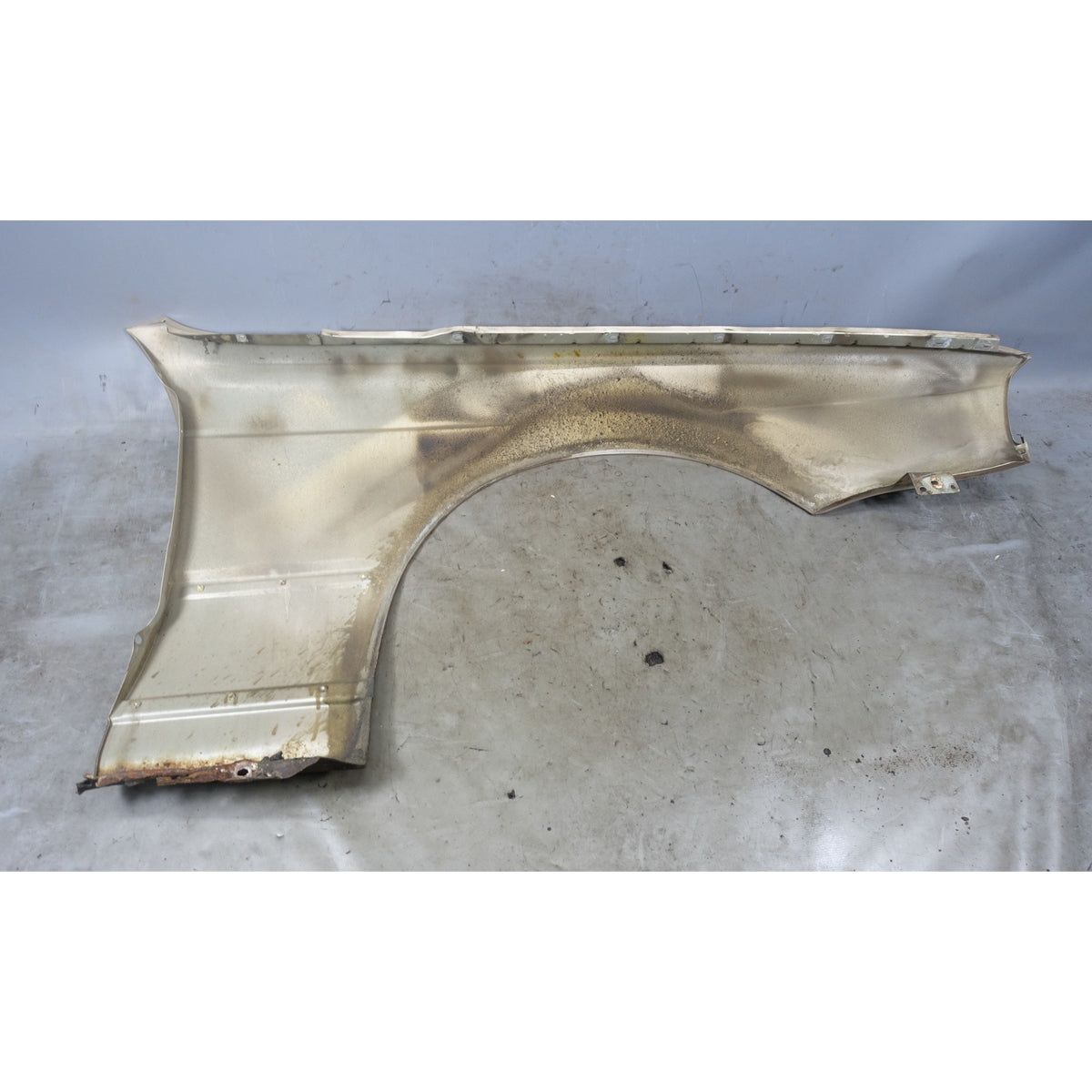Damaged BMW E34 Left Front Fender Quarter Panel Kashmir Beige 301 OEM 1989-1995