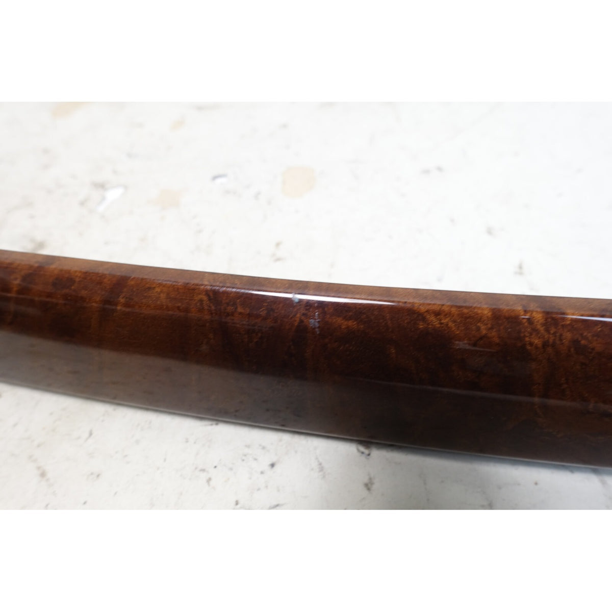 2007-2013 BMW E92 E93 3-Series 2dr Rear Lateral Wood Trim Strip Pair Walnut Root