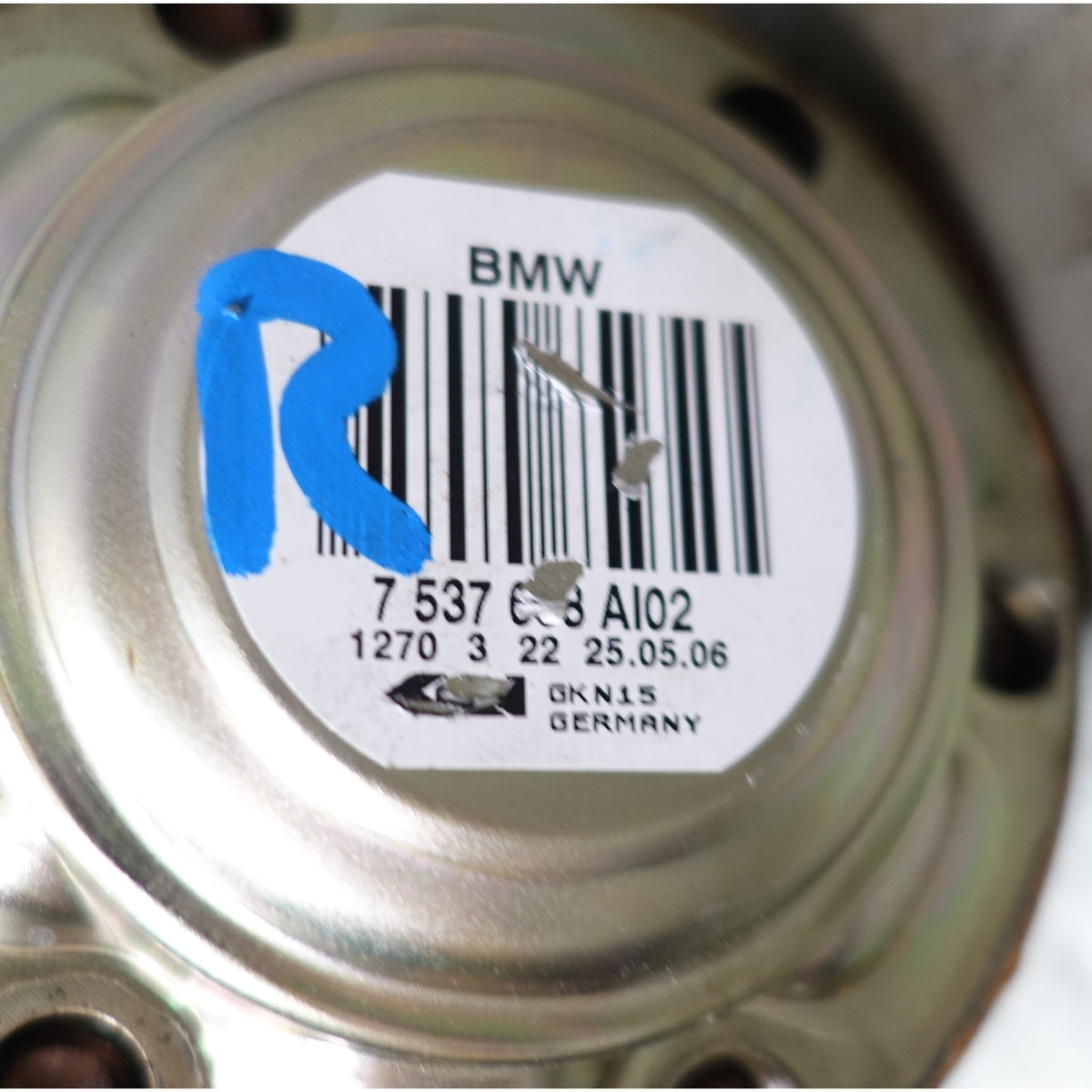 04-06 BMW E83 X3 SAV Right Rear Output Half Shaft for Manual Transmission OEM