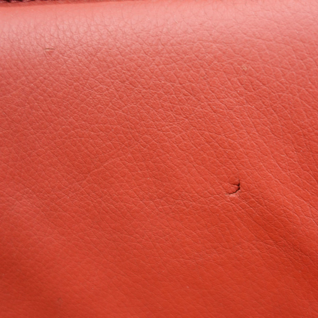2009-2011 BMW E88 1-Series Convertible Rear Seat Bottom Cushion Red Leather OEM