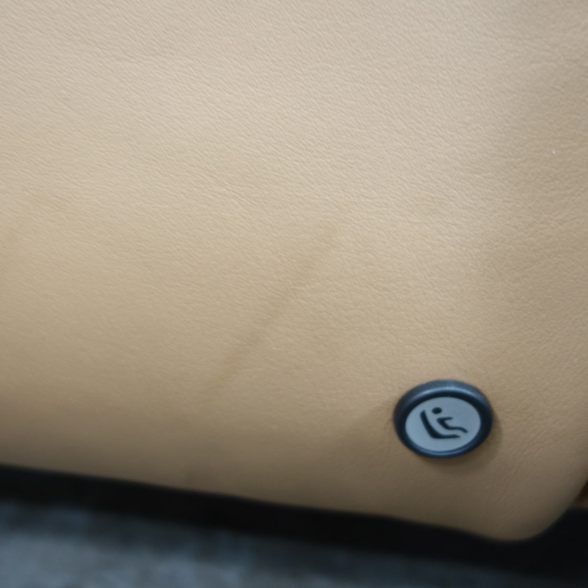08-10 BMW E63 E64 650i Rear Seat Backrest Cushion Pad Saddle Brown Leather OEM