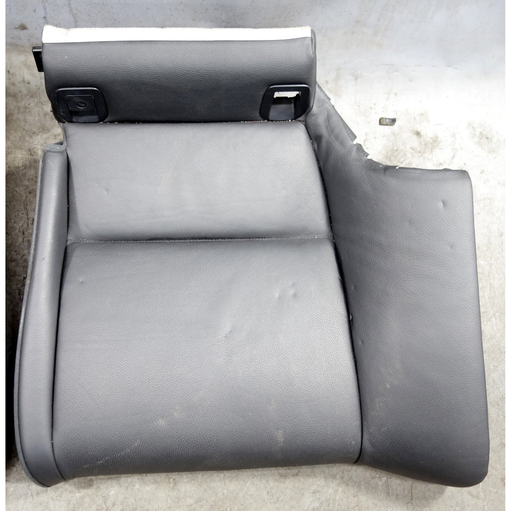 2007-2010 BMW E92 3-Series Folding Rear Seat Bench Bottom Cushion Black Leather